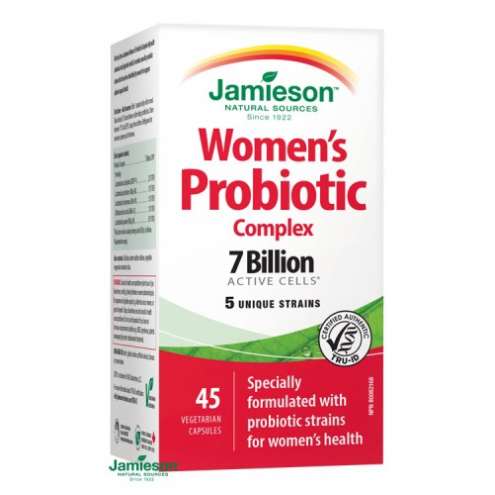 JAMIESON Probiotic - Комплекс пробиотиков для женщин, 45 капсул